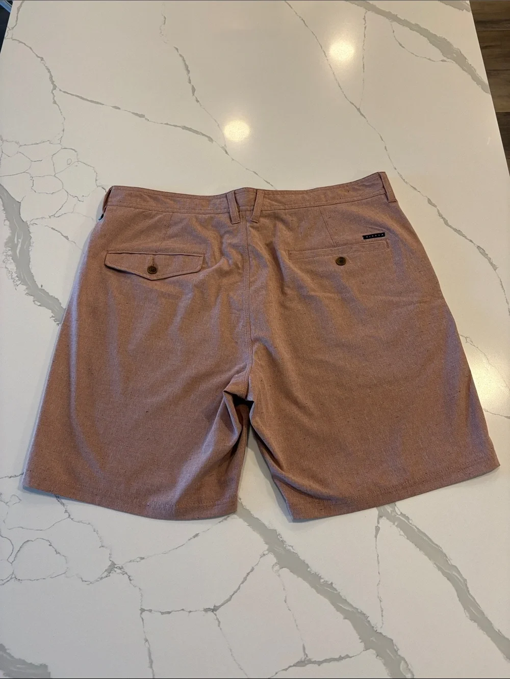 Vissla Canyons Hybrid 19” Walk Shorts ~ 36 ~ Rusty Red - Picture 8 of 10